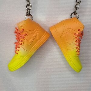 Orange and Yellow Sneaker Keychains